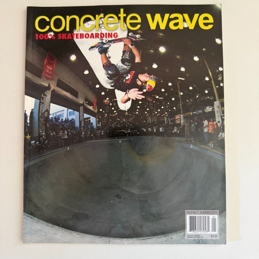 Concrete Wave Magazine Summer 2010 Vol 9 No 1 Skateboarding Pedro Barros Vans IG